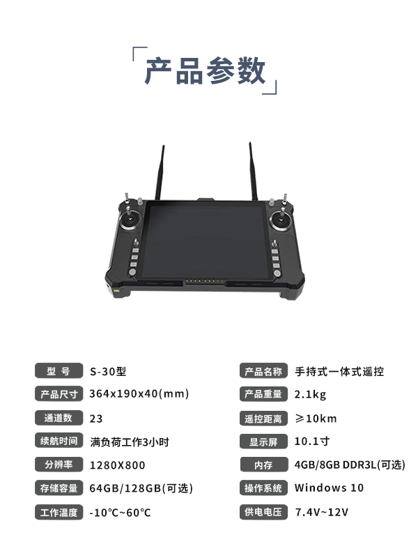 手持式一體式遙控S-30型(圖3)