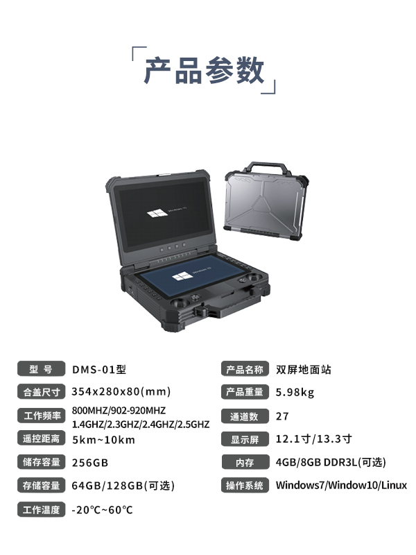 雙屏地面站DMS-01型(圖4)